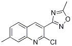 2-chloro-7-methyl-3-(5-methyl-1,2,4-oxadiazol-3-yl)quinoline CAS#: 1142201-75-9