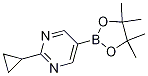 2-cyclopropyl-5-(4,4,5,5-tetraMethyl-1,3,2-dioxaborolan-2-yl)pyriMidine CAS#: 1375301-91-9
