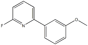 2-fluoro-6-(3-methoxyphenyl)pyridine CAS#: 1245650-00-3