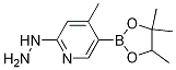 2-hydrazinyl-4-Methyl-5-(4,4,5-triMethyl-1,3,2-dioxaborolan-2-yl)pyridine CAS#: 1356363-77-3
