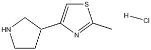 2-methyl-4-(pyrrolidin-3-yl)thiazole hydrochloride CAS#: 1225218-96-1