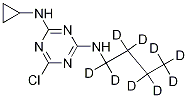 2-(n-Butyl-D9-amino)-4-chloro-6-cyclopropylamino-1,3,5-triazine CAS#: 1189997-37-2
