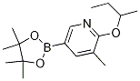 2-sec-butoxy-3-Methyl-5-(4,4,5,5-tetraMethyl-1,3,2-dioxaborolan-2-yl)pyridine CAS#: 1356363-46-6