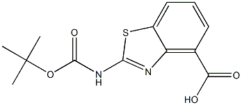2-tert-ButoxycarbonylaMino-benzothiazole-4-carboxylic acid CAS#: 1265895-96-2