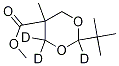 2-tert-Butyl-5-methyl-1,3-dioxane-5-carboxylic Acid Methyl Ester-d3 CAS#: 1185175-97-6