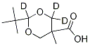 2-tert-Butyl-5-methyl-1,3-dioxane-5-carboxylic Acid-d3 CAS#: 1185147-81-2