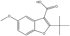 2-tert-butyl-5-methoxybenzofuran-3-carboxylic acid CAS#: 1359703-38-0