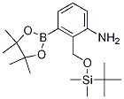 2-((tert-butyldiMethylsilyloxy)Methyl)-3-(4,4,5,5-tetraMethyl-1,3,2-dioxaborolan-2-yl)aniline CAS#: 1147531-06-3