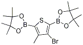 2,2'-(3-Bromo-4-methylthiophene-2,5-diyl)bis(4,4,5,5-tetramethyl-1,3,2-dioxaborolane) CAS#: 1256360-34-5