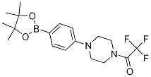 2,2,2-Trifluoro-1-(4-(4-(4,4,5,5-tetramethyl-1,3,2-dioxaborolan-2-yl)phenyl)piperazin-1-yl)ethanone CAS#: 1218791-39-9