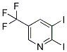2,3-Diiodo-5-(trifluoromethyl)pyridine CAS#: 1227599-67-8