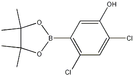 2,4-Dichloro-5-(4,4,5,5-tetramethyl-1,3,2-dioxaborolan-2-yl)phenol CAS#: 1256360-32-3