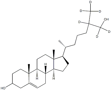 25,26,26,26,27,27-hexadeuterocholest-5-ene-3,27-diol CAS#: 1246302-95-3