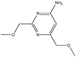 2,6-Bis(MethoxyMethyl)pyriMidin-4-aMine CAS#: 1250358-31-6