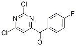 (2,6-DICHLOROPYRIMIDIN-4-YL)-(4-FLUOROPHENYL)METHANONE CAS#: 1099597-81-5