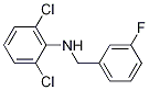2,6-Dichloro-N-(3-fluorobenzyl)aniline, 97% CAS#: 1225795-87-8