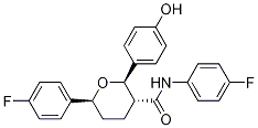 (2R,3R,6S)-N,6-Bis(4-fluorophenyl)tetrahydro-2-(4-hydroxyphenyl)-2H-pyran-3-carboxaMide CAS#: 1296129-15-1
