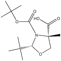 (2R,4S)-3-(tert-butoxycarbonyl)-2-tert-butyl-4-methyloxazolidine-4-carboxylic acid CAS#: 1179522-58-7