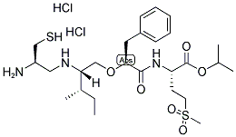 (2S)-[(2S)-[(2R)-AMINO-3-MERCAPTO]-PROPYLAMINO-(3S)-METHYL]PENTYLOXY-3-PHENYLPROPIONYL-METHIONINE SULFONE ISOPROPYL ESTER BIS HYDRCHLORIDE CAS#: 1177806-11-9