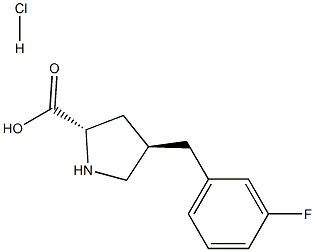 (2S,4R)-4-(3-fluorobenzyl)pyrrolidine-2-carboxylic acid hydrochloride CAS#: 1373512-33-4