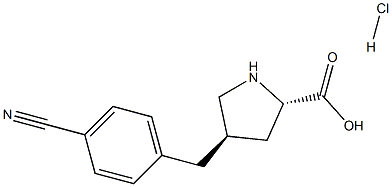(2S,4R)-4-(4-cyanobenzyl)pyrrolidine-2-carboxylic acid hydrochloride CAS#: 1266111-77-6