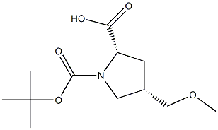 (2S,4S)-1-(tert-butoxycarbonyl)-4-(MethoxyMethyl)pyrrolidine-2-carboxylic acid CAS#: 1378388-16-9