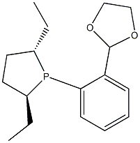 (2S,5S)-1-(2-(1,3-Dioxolan-2-yl)phenyl)-2,5-diethylphospholane, 97% CAS#: 1314246-02-0