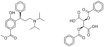 3-[(1R)-3-BisisopropylaMino-1-phenylpropyl-4-hydroxy Benzoic Acid Methyl Ester Dibenzoyl-D-tartaric Acid Salt CAS#: 1294517-15-9