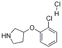 3-(2-CHLOROPHENOXY)PYRROLIDINE HYDROCHLORIDE CAS#: 1185298-15-0