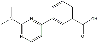 3-(2-dimethylamino-pyrimidin-4-yl)-benzoic acid CAS#: 1083401-18-6