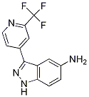 3-(2-(trifluoromethyl)pyridin-4-yl)-1H-indazol-5-amine CAS#: 1093064-91-5