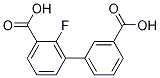 3-(3-Carboxyphenyl)-2-fluorobenzoic acid CAS#: 1381944-58-6
