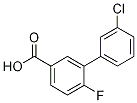3-(3-Chlorophenyl)-4-fluorobenzoic acid CAS#: 1262005-93-5