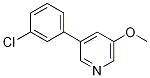 3-(3-Chlorophenyl)-5-Methoxypyridine CAS#: 1373232-84-8