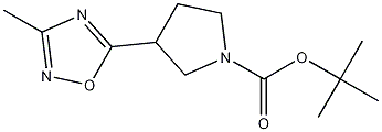 3-(3-Methyl-1,2,4-oxadiazol-5-yl)-1-pyrrolidinecarboxylic acid1,1-dimethylethylester CAS#: 1121057-53-1