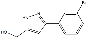 (3-(3-broMophenyl)-1H-pyrazol-5-yl)Methanol CAS#: 1240217-32-6
