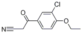 3-(3-chloro-4-ethoxyphenyl)-3-oxopropanenitrile CAS#: 1243604-43-4