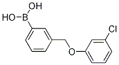 3-(3-chlorophenoxymethyl)phenylboronic acid CAS#: 1256358-73-2