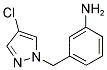 3-(4-CHLORO-PYRAZOL-1-YLMETHYL)-PHENYLAMINE CAS#: 1185338-03-7