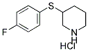 3-(4-FLUOROPHENYLSULFANYL)PIPERIDINE HYDROCHLORIDE CAS#: 1189952-56-4
