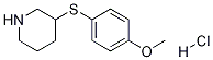 3-(4-METHOXYPHENYLSULFANYL)PIPERIDINE HCL CAS#: 1171919-62-2