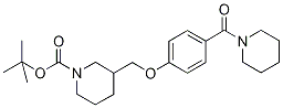3-[4-(Piperidine-1-carbonyl)-phenoxyMethyl]-piperidine-1-carboxylic acid tert-butyl ester, 98+% C23H34N2O4, Molecular Weight 402.54 CAS#: 1146080-55-8