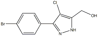 (3-(4-broMophenyl)-4-chloro-1H-pyrazol-5-yl)Methanol CAS#: 1239713-97-3