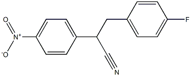 3-(4-fluorophenyl)-2-(4-nitrophenyl)propanenitrile CAS#: 1254177-52-0