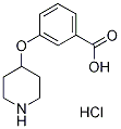 3-(4-piperidinyloxy)benzoic acid(SALTDATA: HCl) CAS#: 1243249-96-8
