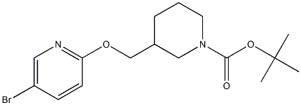 3-(5-BroMo-pyridin-2-yloxyMethyl)-piperidine-1-carboxylic acid tert-butyl ester CAS#: 1266115-14-3