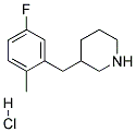 3-(5-FLUORO-2-METHYL-BENZYL)-PIPERIDINE HYDROCHLORIDE CAS#: 1171749-03-3