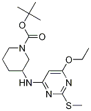 3-(6-Ethoxy-2-Methylsulfanyl-pyriMidin-4-ylaMino)-piperidine-1-carboxylic acid tert-butyl ester CAS#: 1353973-26-8
