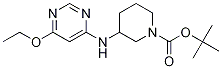 3-(6-Ethoxy-pyriMidin-4-ylaMino)-piperidine-1-carboxylic acid tert-butyl ester CAS#: 1353972-70-9