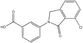 3-(7-chloro-1-oxoisoindolin-2-yl)benzoic acid CAS#: 1044921-12-1
